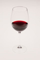 red wine in to the ballon