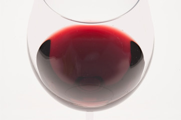 red wine in to the ballon