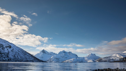 Am winterlichen Fjord