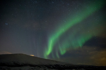 Polarlicht über dem Norden von Norwegen