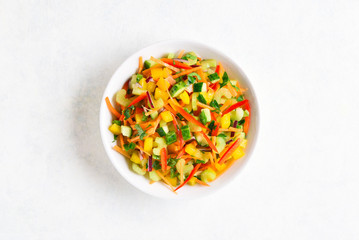 Healthy vegetable salad