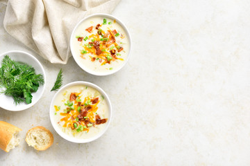 Potato creamy soup