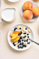 Oatmeal porridge in bowl