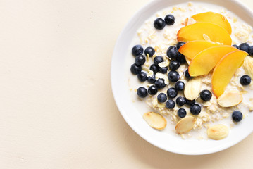 Oatmeal porridge in bowl