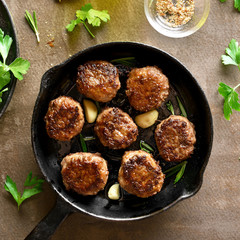 Minced meat cutlets