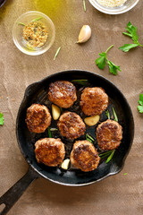 Minced meat cutlets
