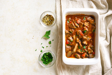 Peri-peri chicken livers
