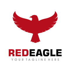 Red Eagle Logo, Eagle Logo Vector