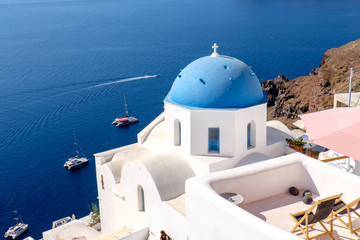 church in santorini greece