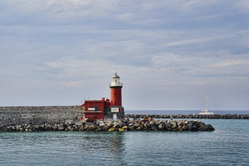 Lighthouse on Ischia island