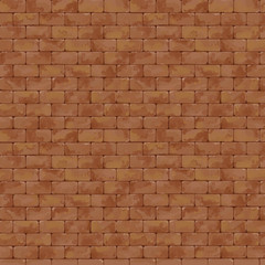 Obraz premium 手描き風のレンガの画像素材です。イラストやゲームの背景等の素材としてご使用ください。 It is a hand-painted style brick image material.Please use it as a material for illustrations and game backgrounds. 