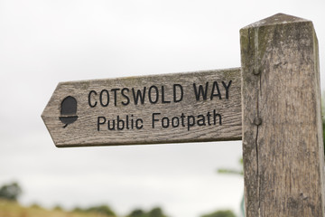 Signpost cotswold way