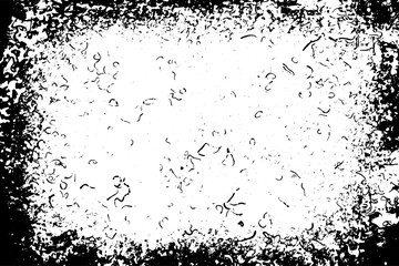 Black and white grunge texture. Monochrome background abstract