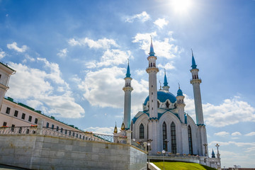 One of the largest mosques in Russia, and in Europe outside of Istanbul - The Kul Sharif Mosque in Kazan Kremlin.