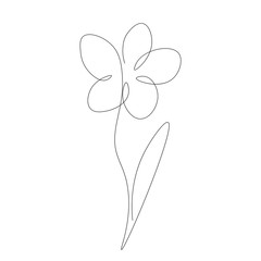 Obraz na płótnie Canvas Chamomile spring flower design vector illustration