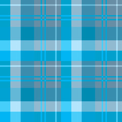 Seamless pattern in amazing discreet blue and grey colors for plaid, fabric, textile, clothes, tablecloth and other things. Vector image.