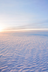 Above the clouds