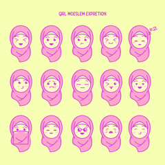 moeslim girl expretion