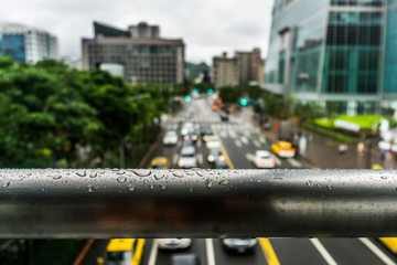 View of downtown Taipei, Taiwan