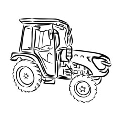 illustration of a truck, tractor