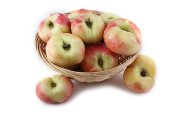 Donut peaches on wicked plate