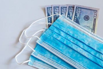 The concept of increasing the price of medical masks.