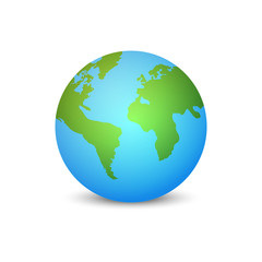 Earth globe planet