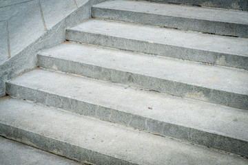 close-up beautiful stair step