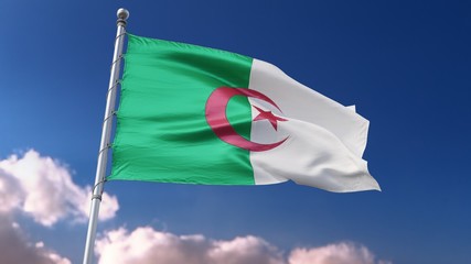 Flag Algeria DZ 4k
