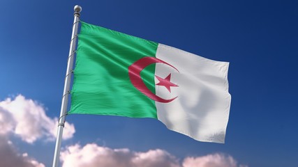 Flag Algeria DZ 4k