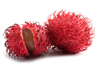 Rambutan. Far eastern exotic fruit