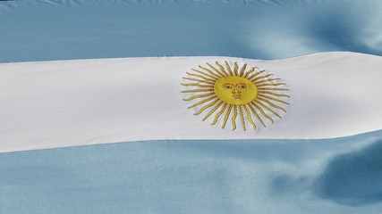 Flag Argentina AR 4k