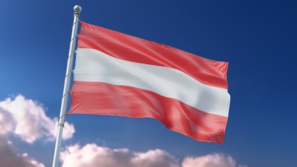 Fototapeta na wymiar Flag Austria AT 4k
