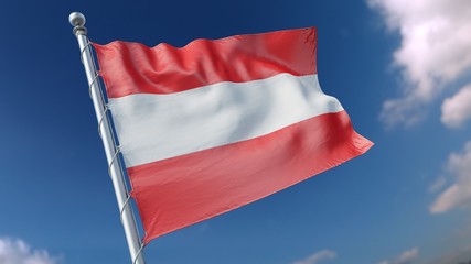 Flag Austria AT 4k