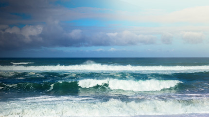 Ocean surf, Madeira island
