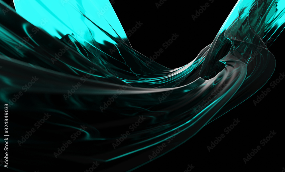 Poster modern colorful flow background for your design project. wave liquid shape background.