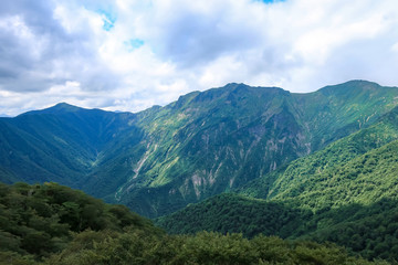 群馬県 谷川岳 天神峠の風景