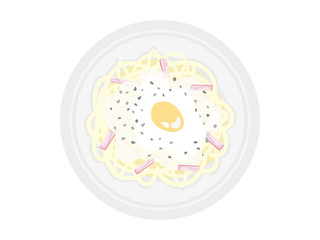 カルボナーラパスタ