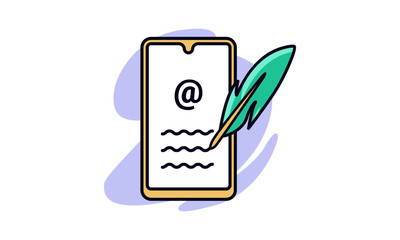 Writing Email Icon