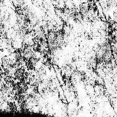 Grunge texture is black and white. Old worn background template