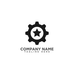 Gear Machine Template vector icon illustration design