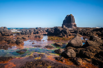Monolith in the sea Phillip Island Australia