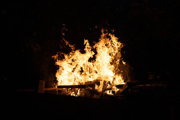 fire and flames