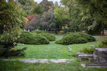 Park Traugutta in Warsaw, Poland