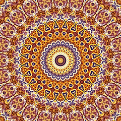 abstract fractal mandala style design