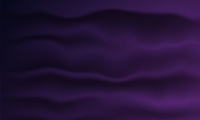 Abstract purple wavy folds of grunge silk texture background.
