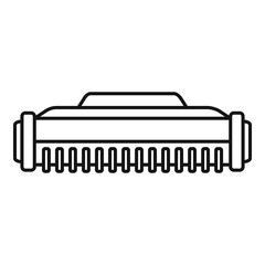 Digital cartridge icon. Outline digital cartridge vector icon for web design isolated on white background