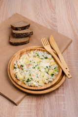 Fermented cabbage salad