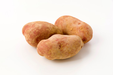 紅じゃがいも 土つき