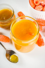 Homemade carrot jam